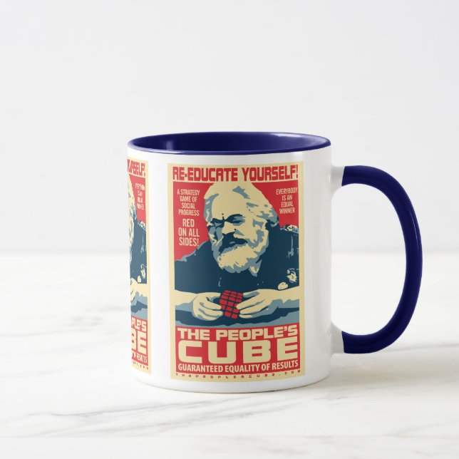 Karl Marx - el cubo de la gente: Taza de OHP (Derecha)