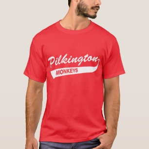 Karl Pilkington Monkeys la camiseta roja