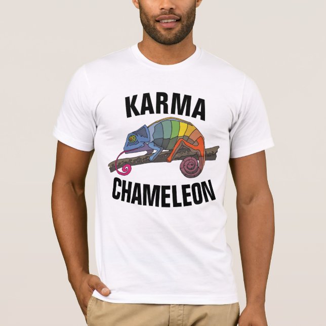 KARMA CHAMELEON Camisetas Vintage 80s (Anverso)