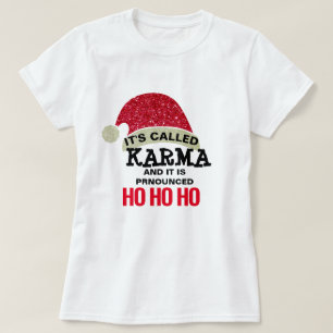 karma nunca pierde un diseño de camisa de karma de