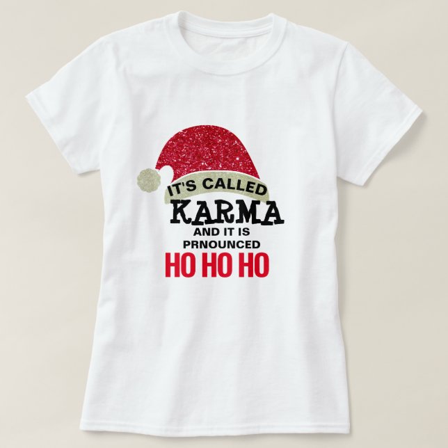 karma nunca pierde un diseño de camisa de karma de (Diseño del anverso)