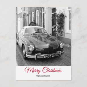 Karmann Ghia Classic Car Feliz Navidad