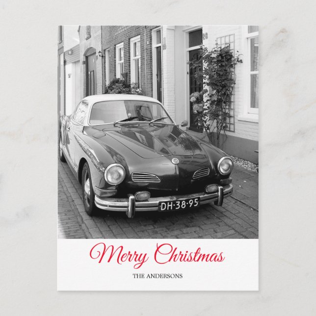 Karmann Ghia Classic Car Feliz Navidad (Anverso)