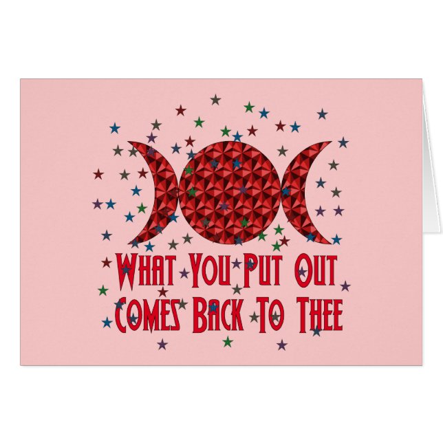 Karmas de Wiccan (Anverso (Horizontal))