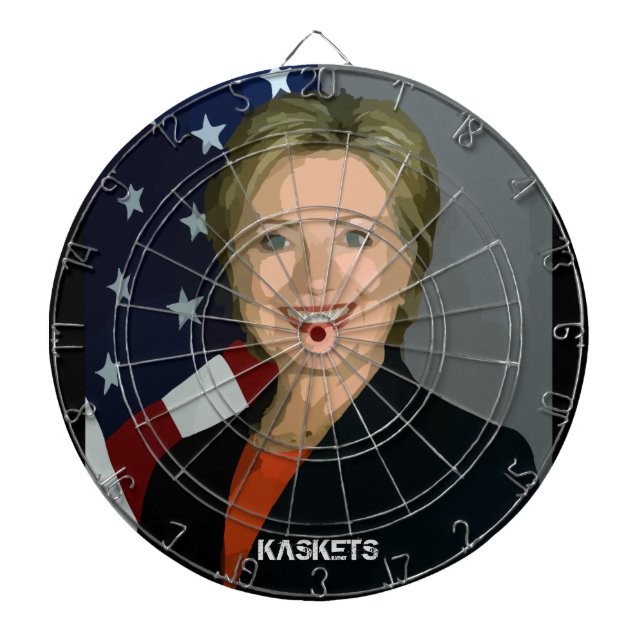 KASKETS - Tablero de dardo de Clinton (Frente)