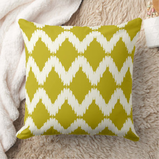 Kat Zig Zag Chartreuse y almohada de diseño de mar