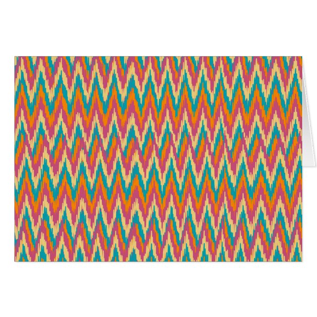 Kat Zigzag Diseño Colores de especias (Anverso (Horizontal))