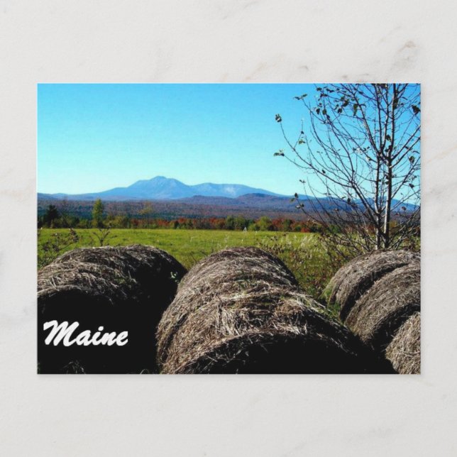 Katahdin, yo. Tarjeta postal (Anverso)