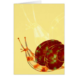 Katatsumuri o tarjeta del caracol