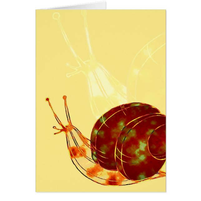 Katatsumuri o tarjeta del caracol (Frente)