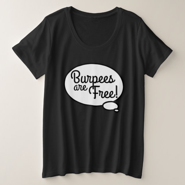 Kate dice que las burpias son camisetas libres/mej (Anverso del diseño)