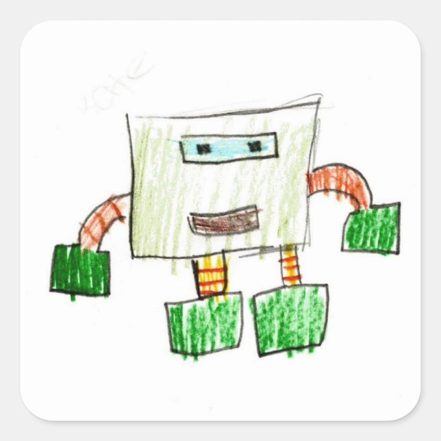 Kate: Pegatina cuadrado (Anverso)