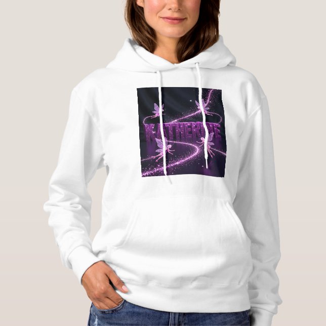 Katherine - Sudadera con capucha personalizada – R (Anverso)