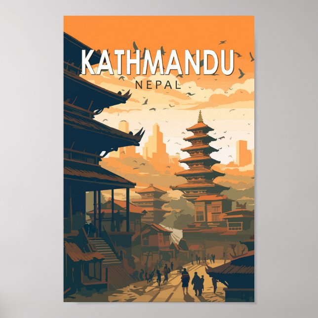 Katmandú Nepal Viajes de arte (Frente)