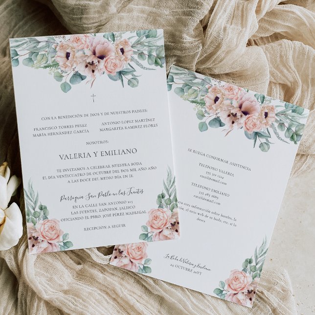 Katrina Invitación de Boda Catolica Boda (Subido por el creador)