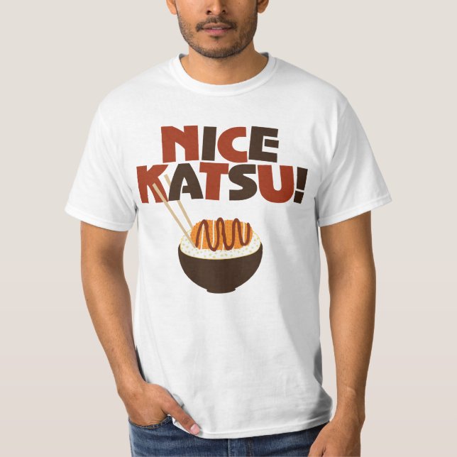 ¡Katsu agradable! Camisa del gráfico de Katsudon (Anverso)