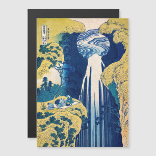 Katsushika Hokusai - Amida pierde tarjeta magnétic