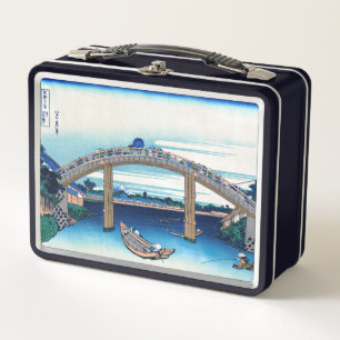 Katsushika Hokusai - Bajo el puente Mannen, Fukaga