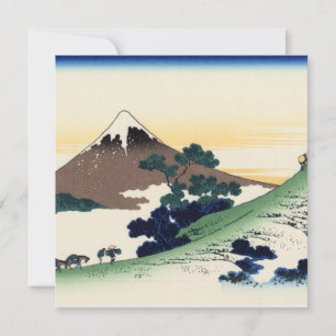Katsushika Hokusai. El paso inume en la provincia