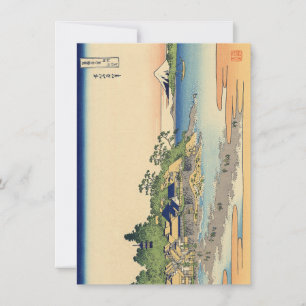 Katsushika Hokusai Enoshima en la provincia de Sag