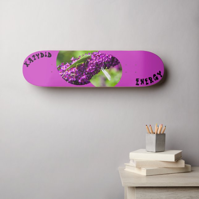 katydid monopatín de energía (Arte de pared (horz))