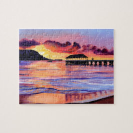 Kauai Hanalei Pier Jigsaw rompecabezas