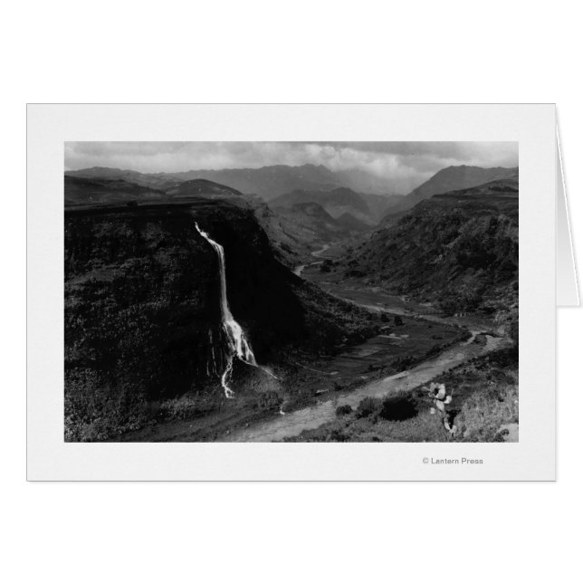 Kauai, Hawaii - Vista del Valle de Hanapepe (Anverso (Horizontal))