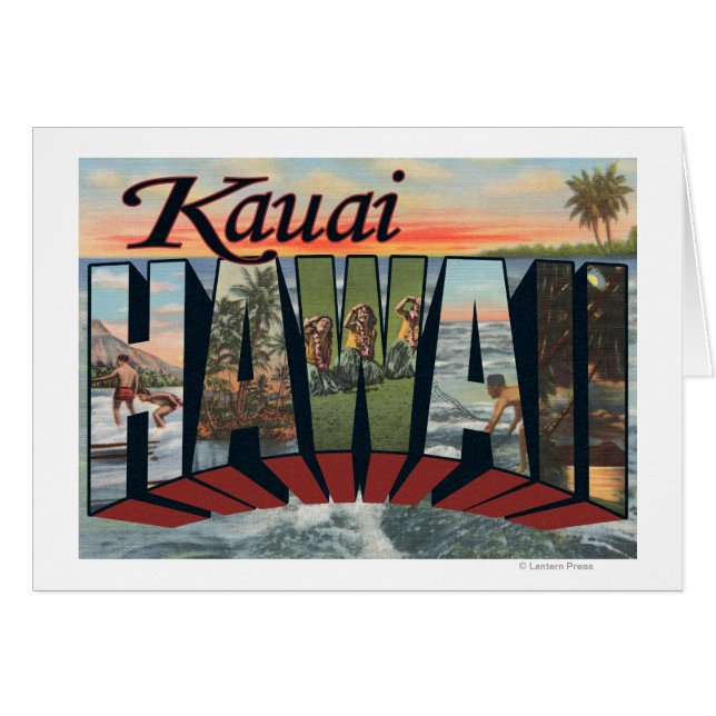 Kauai, HawaiiEscenas de letras grandesKauai, HI (Anverso (Horizontal))