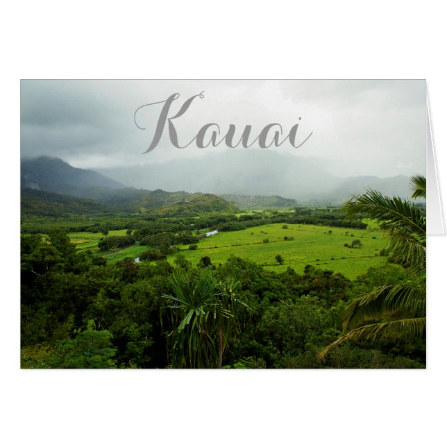Kauai, paisaje de Hawai (Anverso (Horizontal))