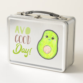 Kawaii aguacate avo buen día lindo juego de palabr