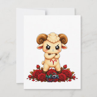 Kawaii Aries Zodíaco Neos