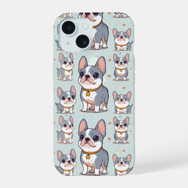 Kawaii Bulldog francés Frenchie Moods (Reverso )