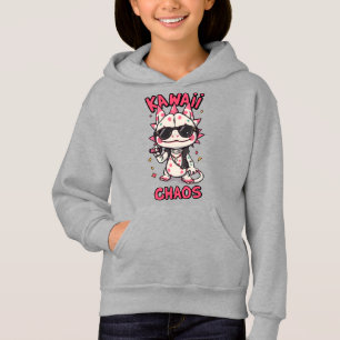 Kawaii Caos Gafas de Sol Cool Axolotl Chaqueta de