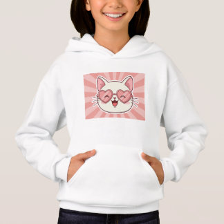 Kawaii Cat Hoodie - Stay Cool! 😎💖