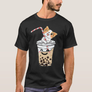 Kawaii Corgi Ama el Té con Burbujas Camiseta Diver