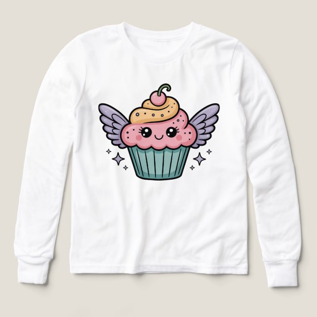  Kawaii Cupcake Kids (Diseño frontal)