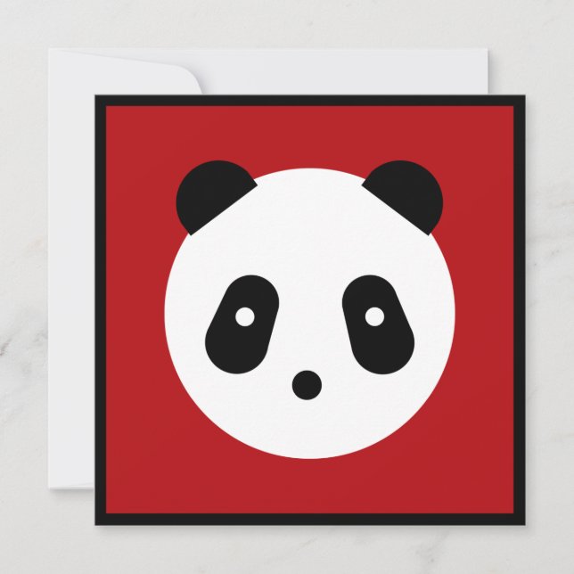 Kawaii ~ Cute Panda Face (Anverso)