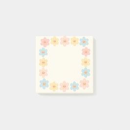 Kawaii Daisy Border Sticky Notes - Publicar Notas