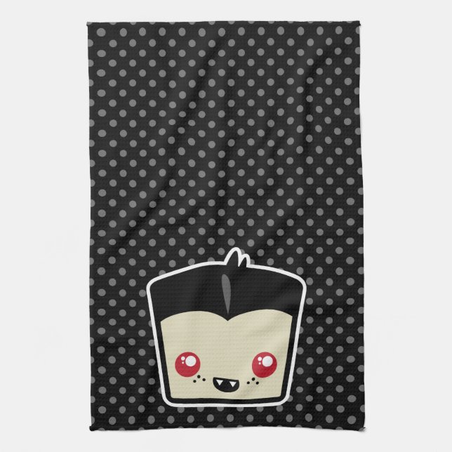 Kawaii Dracula Kitchen Toalla (Vertical)