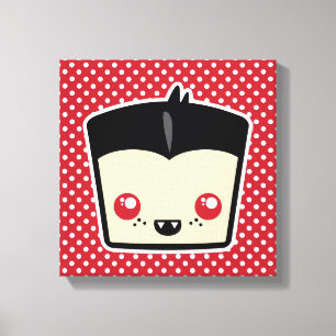 Kawaii Dracula Lienzo envuelto