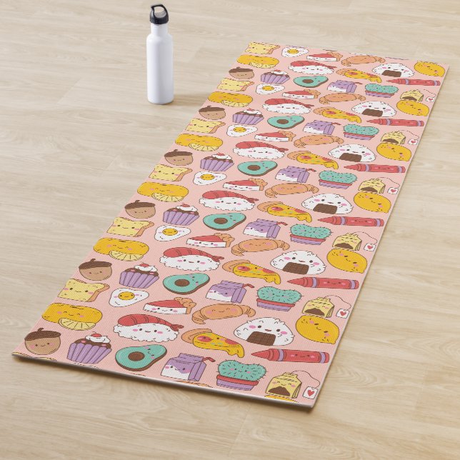 Kawaii Food Yoga Mat (In situ)