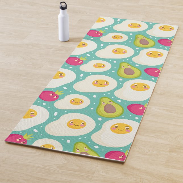 Kawaii Food Yoga Mat (In situ)