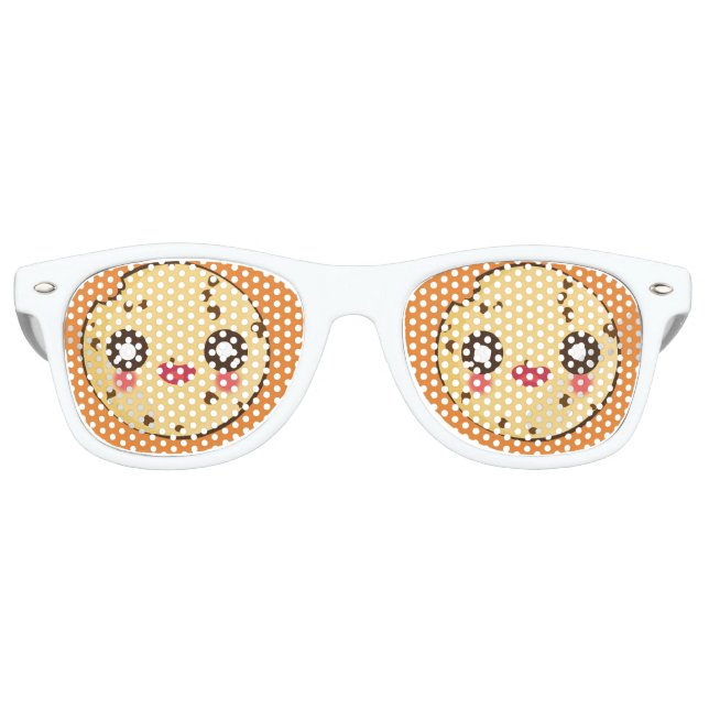 Kawaii, gafas de sol de galletas divertidas y dive (Anverso)