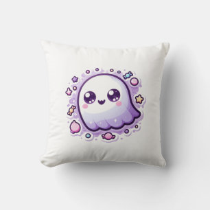 Kawaii Ghost Cojín decorativo Cute Pastel Hallowee