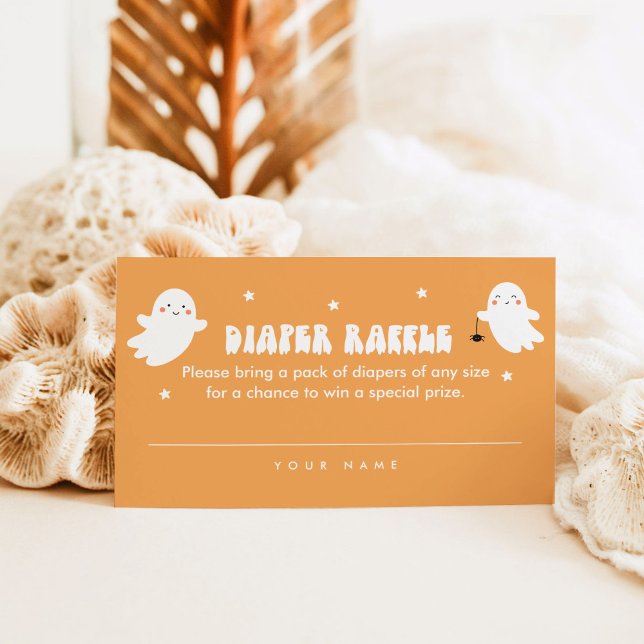 Kawaii Halloween Diaper Raffle Ticket Card (Subido por el creador)