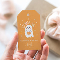 Kawaii Halloween etiqueta de favor de Baby Shower