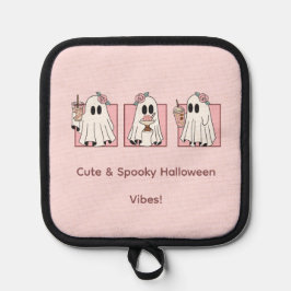 Kawaii Halloween Oven Mitt & Pot Holder Set