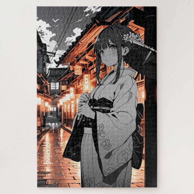 KAWAII Japanese Girl Puzzle (Vertical)