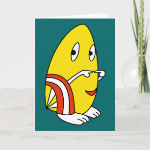 Kawaii lindo personaje de dibujos animados tarjeta