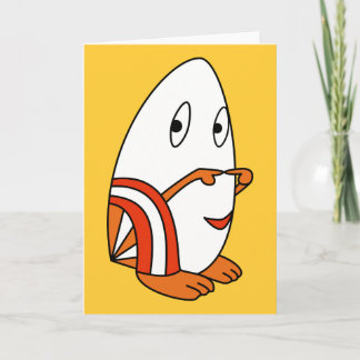 Kawaii lindo personaje de dibujos animados tarjeta